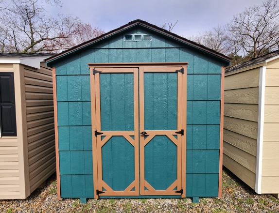 8'x10' Cut Lap Peak Economy Storage Shed