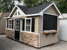 8x16 Custom Victorian Deluxe Cabana Building from Pine Creek Structures of Zelienople