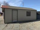 12x24 Peak Garage with Loft and Shelves